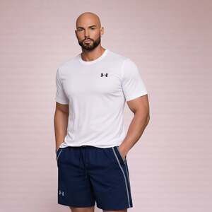 Under Armour Men's Navy HeatGear Loose Workout Shorts